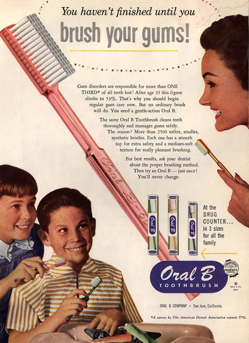 Image result for 1950s toothbrush